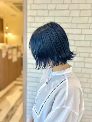 ミディアム カラー 白髪ぼかし/ 艶カラー🌿斎藤相慶のヘアスタイル