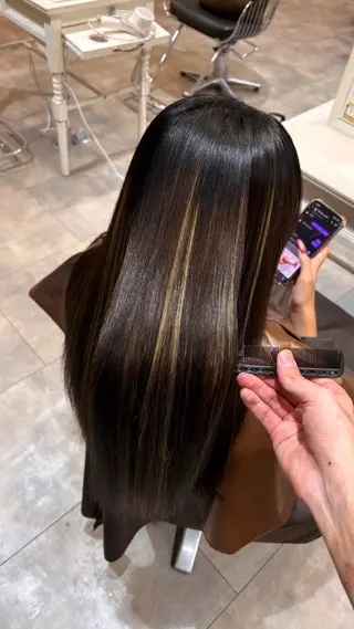 ロング 髪質改善 田中大貴のヘアスタイル