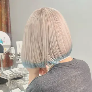 ミディアム カラー 24時間受付🌈ブリ ーチ特化RYUTOのヘアスタイル