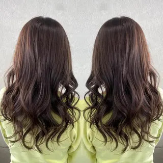 ロング カラー tocca 💜石田愛結💜のヘアスタイル