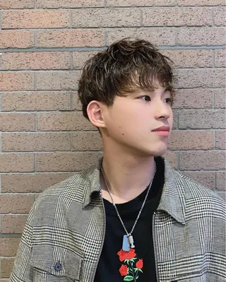 ショート パーマ 小野寺空也✂️ 似合わせショートのヘアスタイル