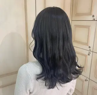 ロング カラー ヘアアレンジ 海外レイヤー鯉渕 【海外風メンズも◎】のヘアスタイル