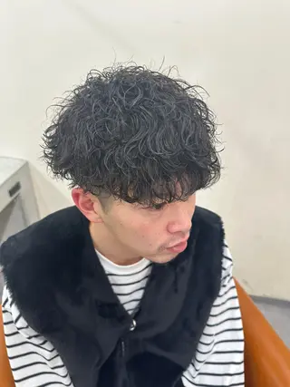 パーマ メンズ 梅田/全パーマ特化/ ケアパーマ特化/秋本のヘアスタイル