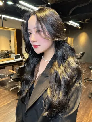 ロング カラー ワンホンヘア ケラチン/Kaitoのヘアスタイル