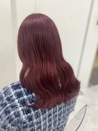 ロング カラー ヘアアレンジ 中韓🇰🇷暖色🖤 レイヤー🌙らいるのヘアスタイル