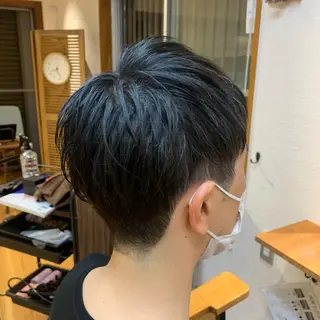 メンズ ショート🌼パーマ 本間正子のヘアスタイル