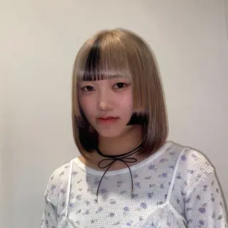 カラー hair salon 束sok所属・ナホ/ハイトーン/ ブリーチ/ヘッドスパのヘアスタイル