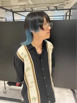 カラー メンズ kimika🥑 メンズ/髪質改善のヘアスタイル