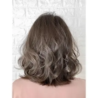 ミディアム カラー KIZU 髪質改善 オカルト怪談のヘアスタイル