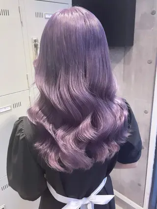 ロング カラー パーマ ヘアアレンジ メンズ キッズ ネイル マツエク・マツパ アイブロウ 🎀韓国スタイル YURINA🎀のヘアスタイル