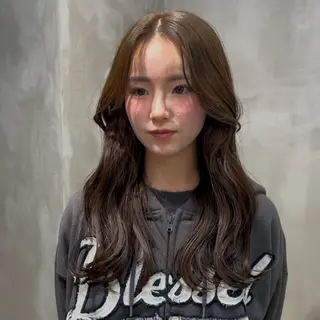 セミロング カラー The Path ARENのヘアスタイル