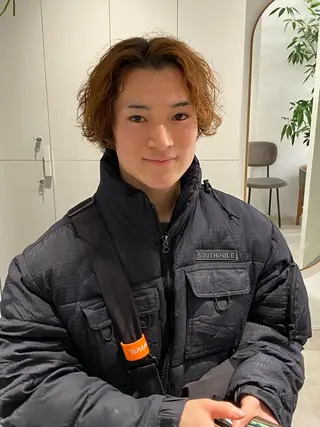 ミディアム カラー パーマ noa/ 渋谷のヘアスタイル