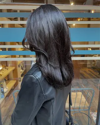 ロング カラー あずまぐち めぐみのヘアスタイル