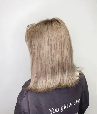 ミディアム カラー ヘアアレンジ HAIRSALONLOOP所属・川上 麻梨阿のヘアスタイル