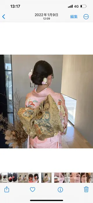 ヘアアレンジ ヘアセット/金山 佐野 妃都美のヘアスタイル