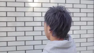 ショート カラー メンズ ウエモト タク ショート/レイヤーのヘアスタイル