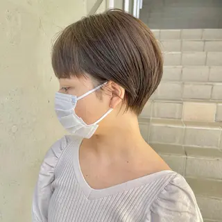 ショート AUBE HAIR sereine　オーブヘアー　セレーヌ所属・💐くびれヘア/艶髪 山根　禎章のヘアスタイル