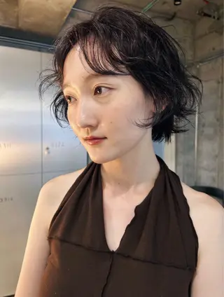 ミディアム パーマ sano rikitoのヘアスタイル