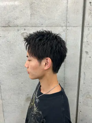 カラー パーマ メンズ RACCOON.TOKYO 渋谷店所属・メンズカット🐺 パーマ特化🔥舜のヘアスタイル