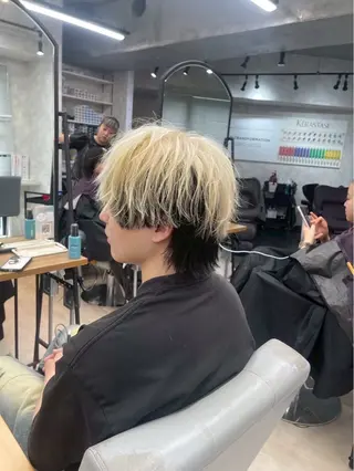 カラー メンズ 美容研究所 🇰🇷yutoのヘアスタイル