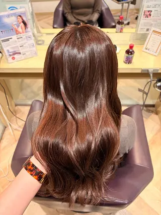 セミロング カラー Yamada Ami🪐のヘアスタイル