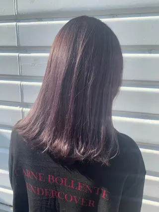 セミロング 袴田 伊代のヘアスタイル