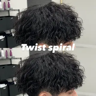 パーマ メンズ シャドウパーマ/ メンズ/KENTAのヘアスタイル