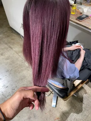 セミロング カラー 🌈ディレクター🌈 徳松優希のヘアスタイル