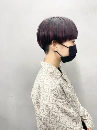 ショート 柏 ウルフ/レイヤー 田中佐和🐺のヘアスタイル