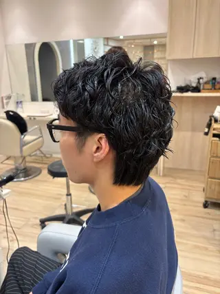 メンズ かどたはるな レイヤー/パーマのヘアスタイル