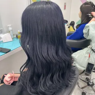 セミロング カラー 💗艶髪透明感カラー 💗DAIKI💗のヘアスタイル