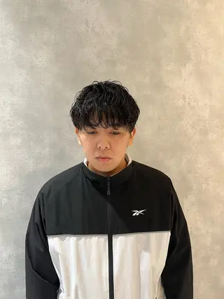 ミディアム パーマ パーマが得意な【最高 悠斗】のヘアスタイル