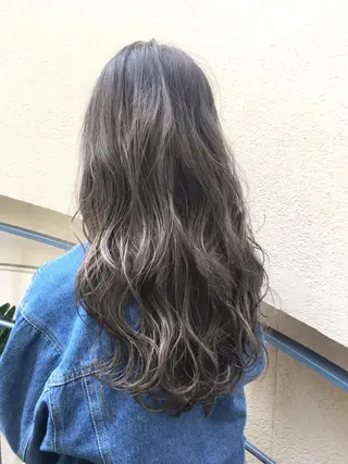 ロング カラー 酸性縮毛矯正のプロ 杉山玲介のヘアスタイル