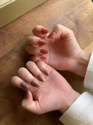 ネイル キラキラ オメメのネイルデザイン