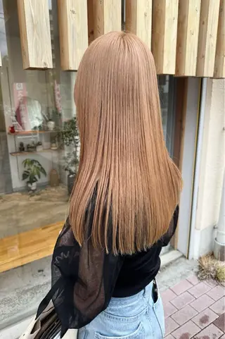 カラー まえだ にちかのヘアスタイル