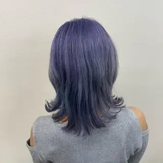 ミディアム パーマ ヘアアレンジ 💕上野美容師☁ ブリーチ💖サワのヘアスタイル