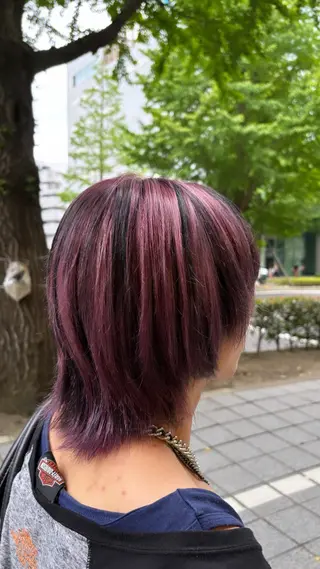 カラー メンズ 🍓ハイトーンカラー 🎀nene🍓のヘアスタイル