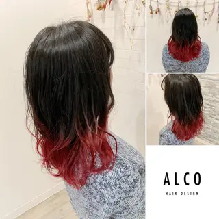 ミディアム カラー ワタイショウタ 髪質改善✨眉毛サロンのヘアスタイル