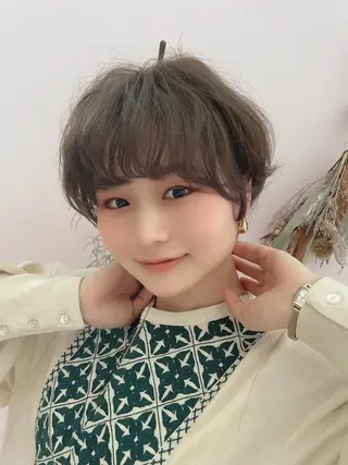 ショート 韓国風レイヤーカット 🇰🇷❕モカのヘアスタイル