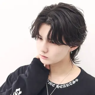 ミディアム カラー パーマ メンズ メンズ特化 😎キョウヘイ😎のヘアスタイル