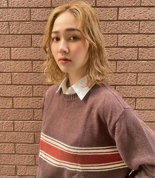 ミディアム カラー デザインカラー/ kanae🌱のヘアスタイル