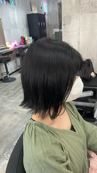 ショート カラー Sunny side 大名 RIOのヘアスタイル