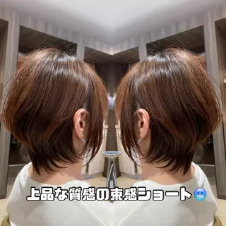 ショート カラー 駒田 拳児のヘアスタイル