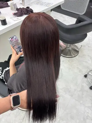 カラー かわいい艶髪🤍 れいな🤍のヘアスタイル