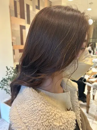 セミロング Yamamoto 半個室美容室zinaのヘアスタイル