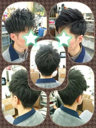 ショート メンズ ヘアサロンbig所属・田元 寛哉のヘアスタイル