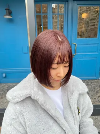 ショート 透明感カラー🎀 tasty/makoのヘアスタイル