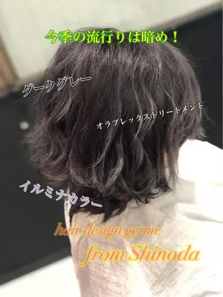 カラー 🦖店長🦖pino #しのだスペシャルのヘアスタイル