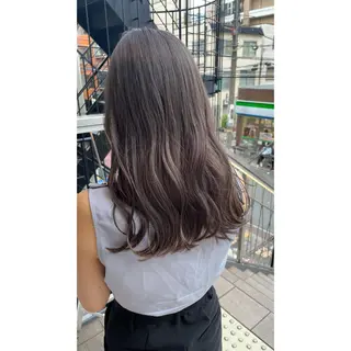 セミロング カラー 梅田/髪質改善カラー ❄︎ mikiのヘアスタイル