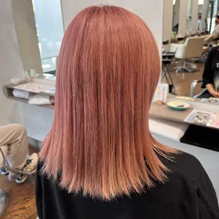 ミディアム カラー 中村 友香のヘアスタイル